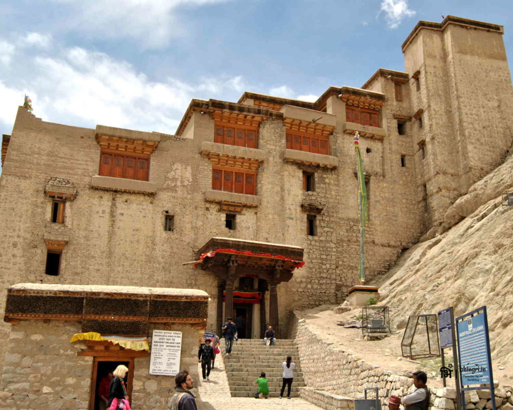 The ancient palace in Leh.