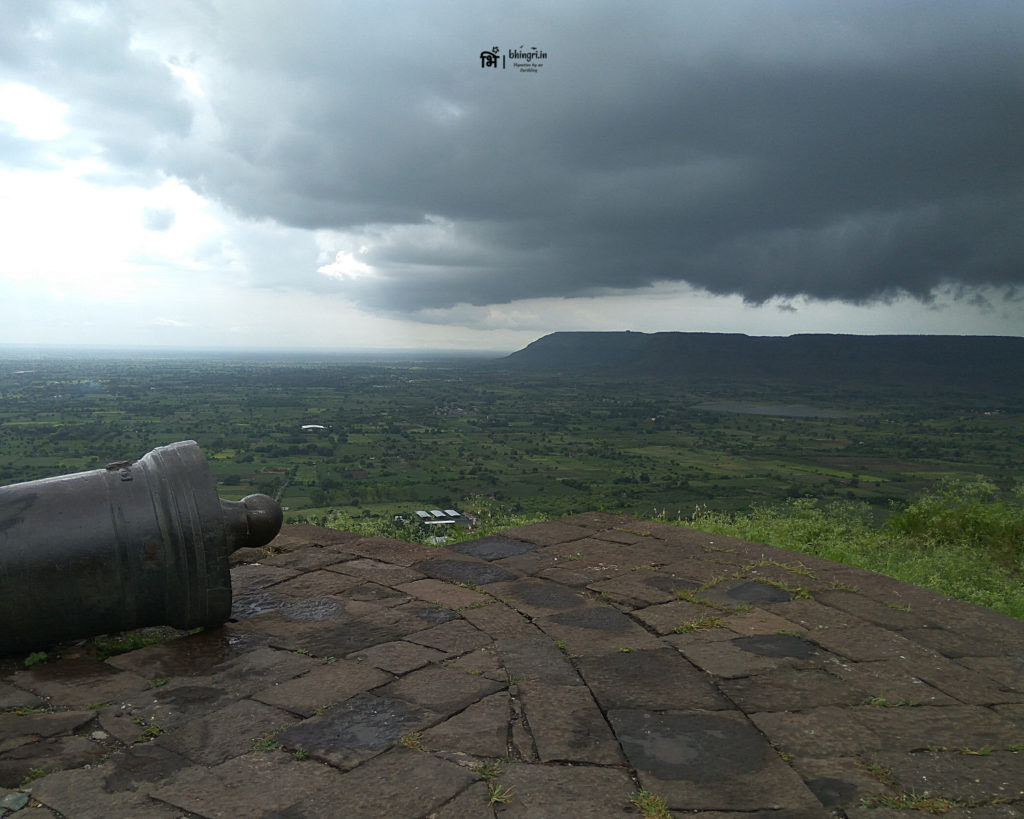 Rain greeted me at the summit of the fort