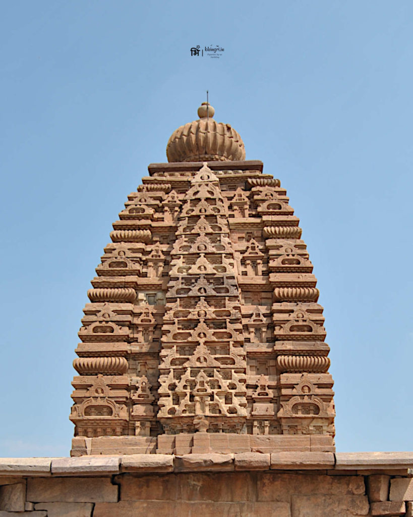 Look at the intricate art on the dome of this temple