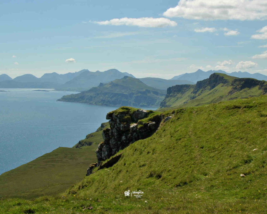 Trotternish peninsula on the Isle of Skye has the best views
