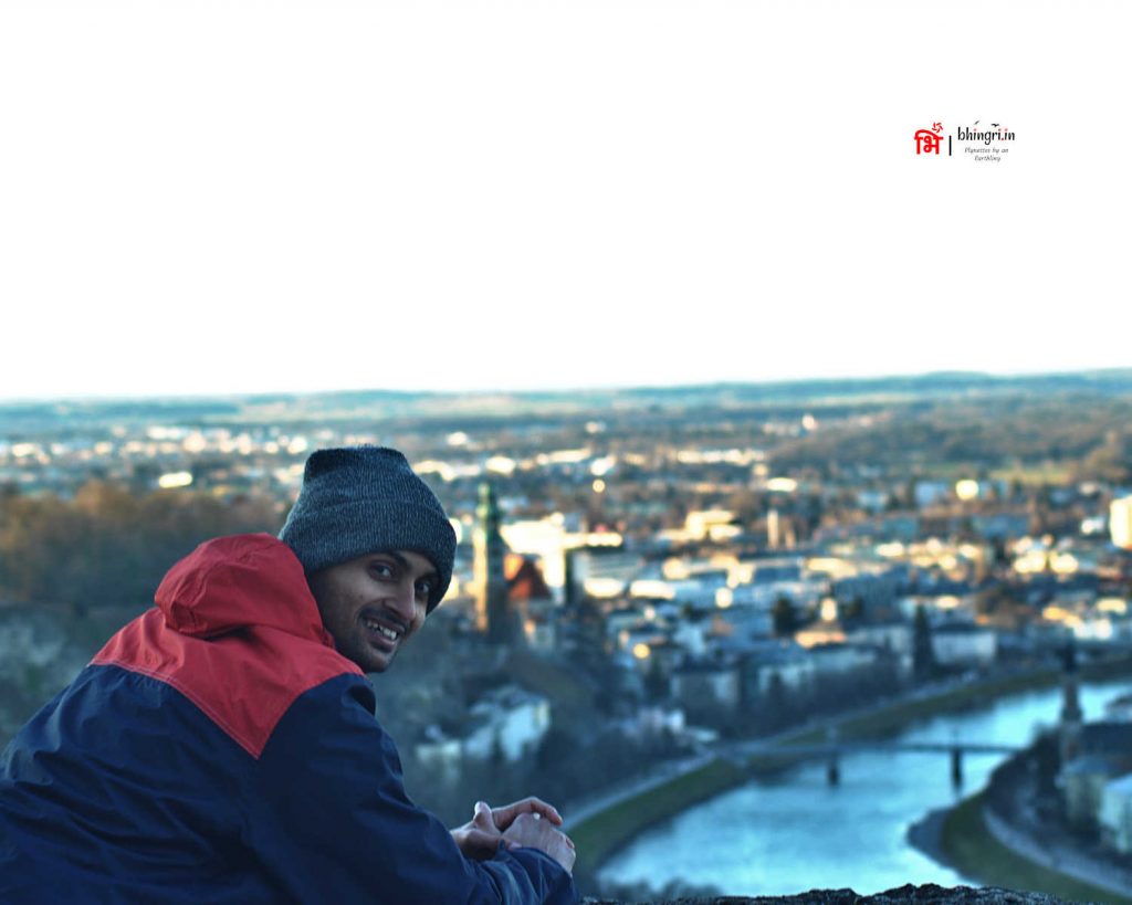 The fortress has a great view of Salzburg town 