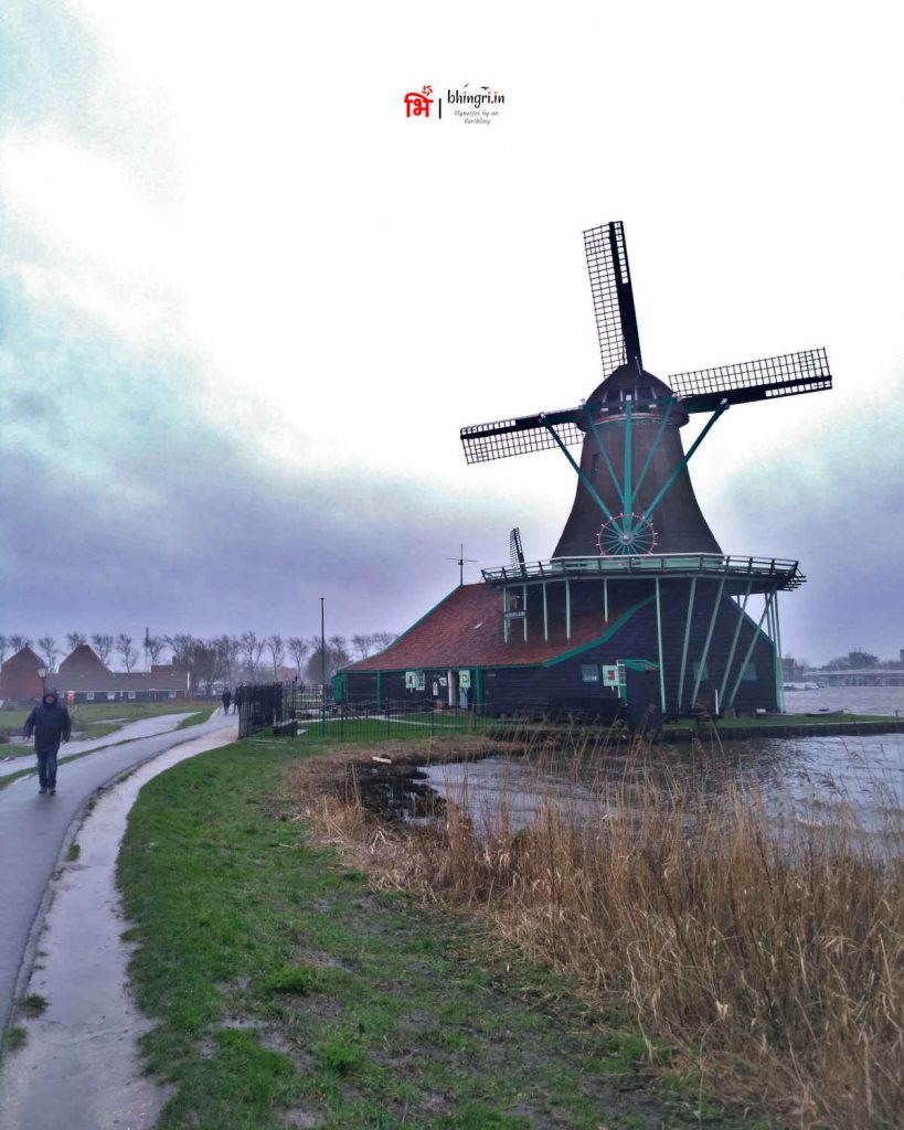 Windmills of Zaanse Schans have been here for over four centuries